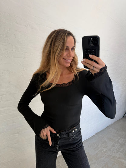 The Collection - Bluse - Sort - Emily