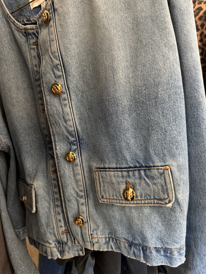 Anine Bing - Denimjakke - Caspian Blue - Blanche