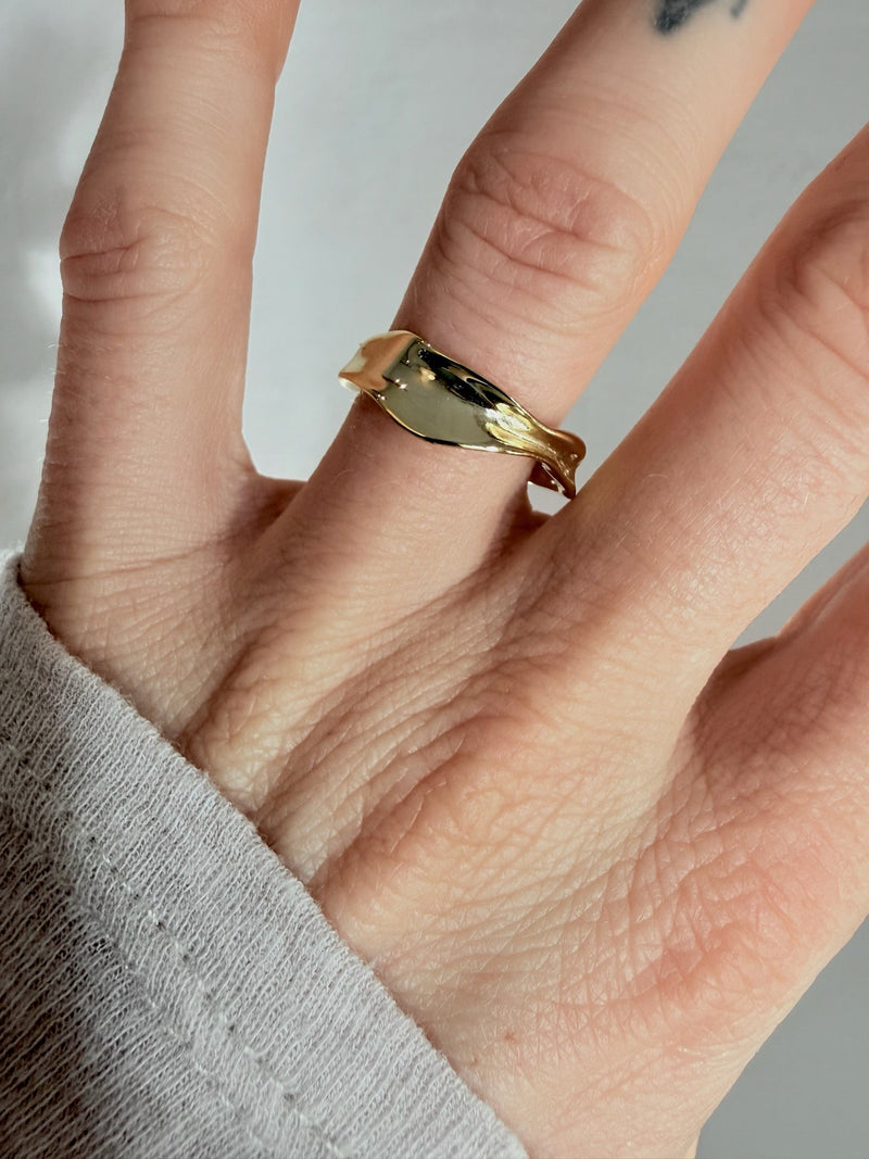 Andcopenhagen Jewelry - Ring - 18 karat guldbelagt 925 sterlingsølv - Vilja