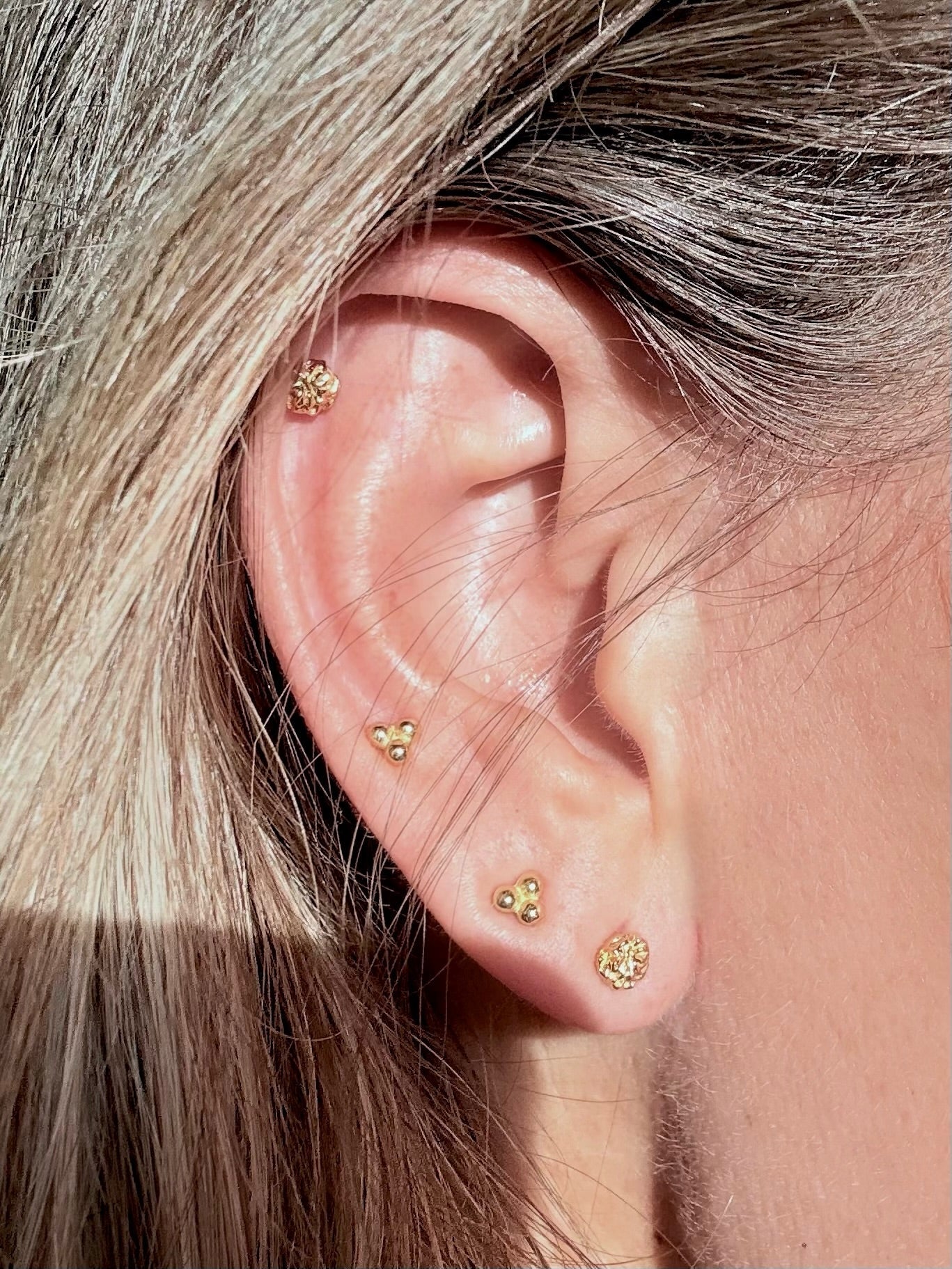 Andcopenhagen Jewelry - Øreringe studs - 18 karat forgyldt 925 sterlingsølv- Anna Small