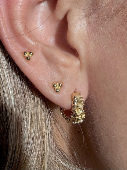 Andcopenhagen Jewelry - Øreringe - 18 karat guldbelagt 925 Sterlingsølv - Eva