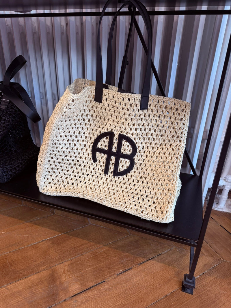 Anine Bing - Strandtaske - Natural - Large Rio Tote