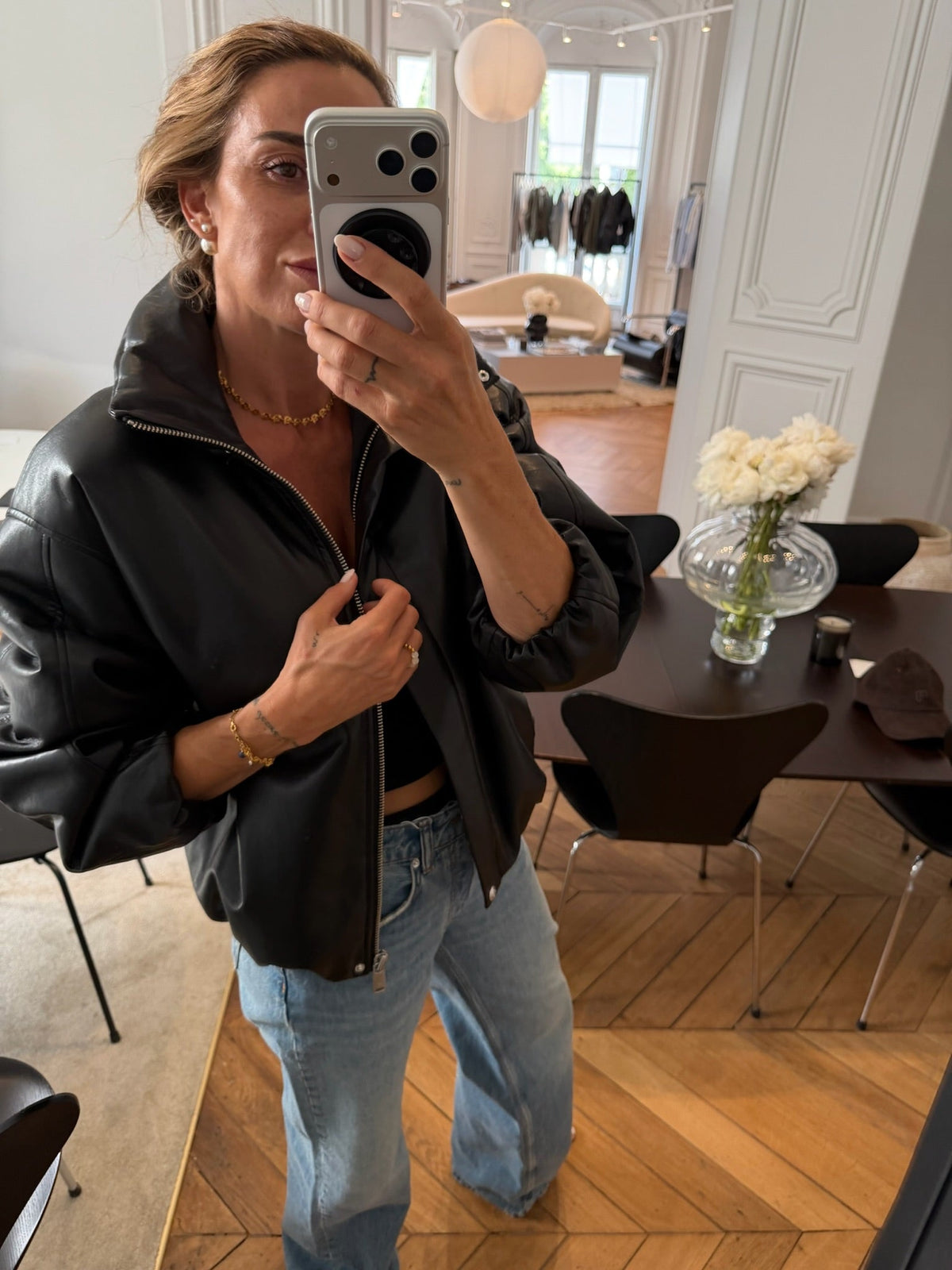 Anine Bing - Jakke - Black - Cyrus, billede 3