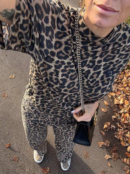 Anine Bing - T-shirt - Leopard - Avi