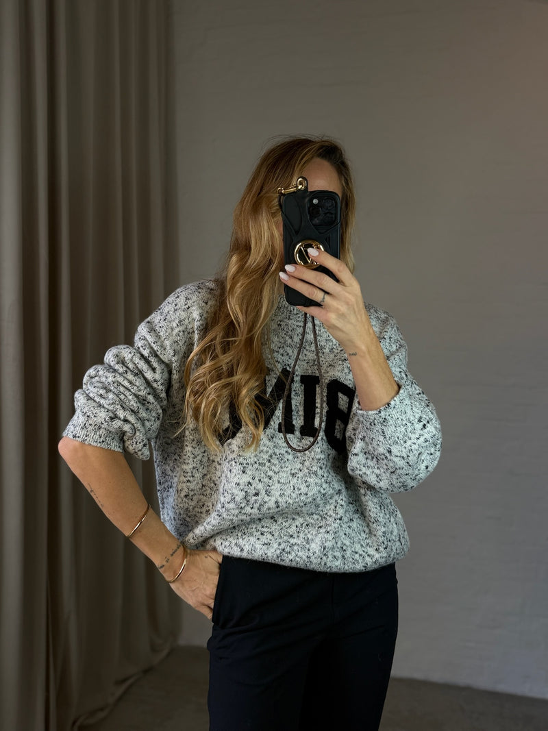 Anine Bing - Strik - Marled white - Sydney