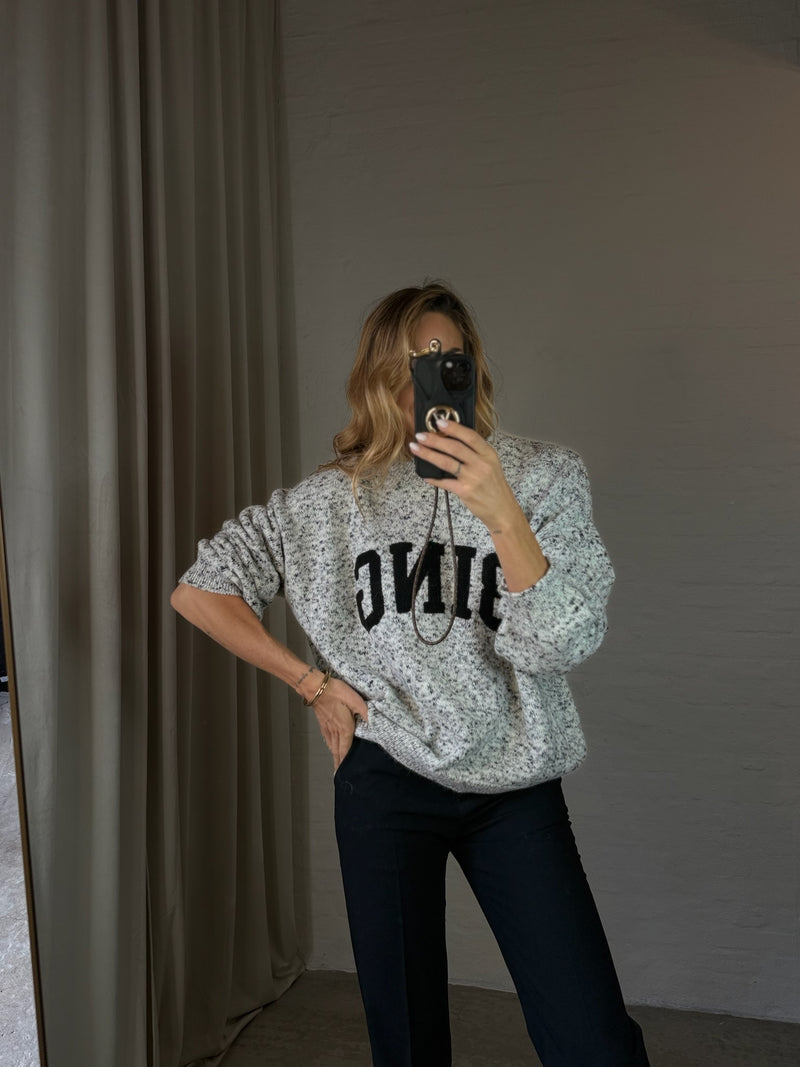 Anine Bing - Strik - Marled white - Sydney