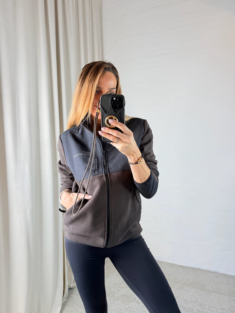 Halo - Fleece jakke -  Chocolate torte 8070 - Blocked Zip Fleece