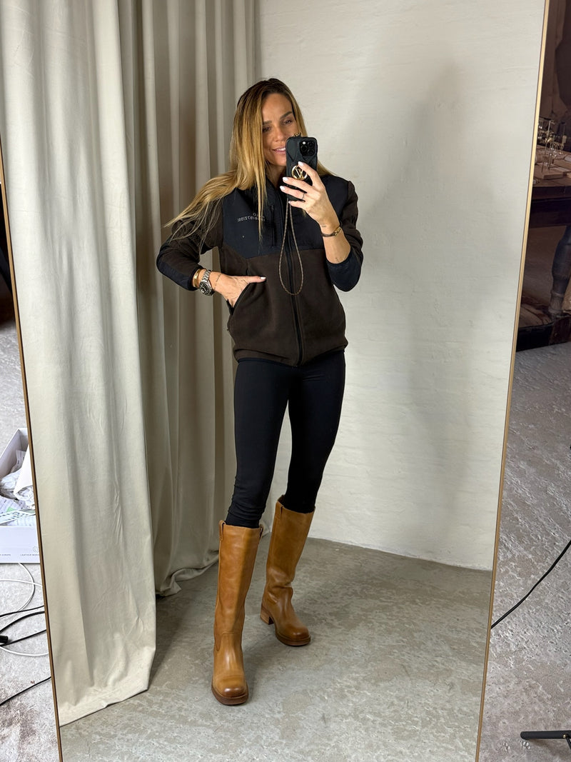 Halo - Fleece jakke -  Chocolate torte 8070 - Blocked Zip Fleece