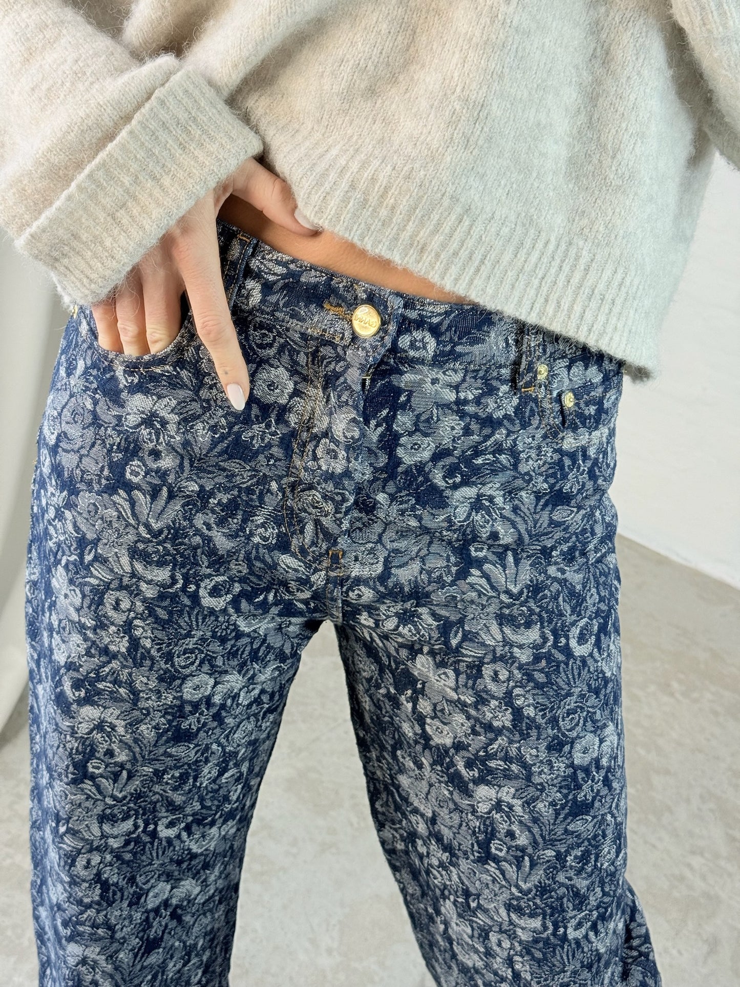 GANNI - Jeans - Rinse - Tapestry Denim Izey jeans