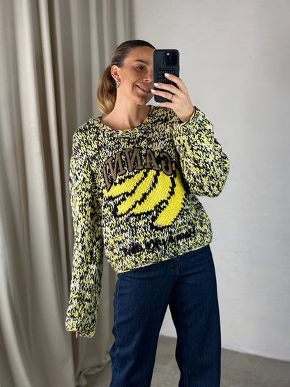 GANNI - Strik - Blazing Yellow - Banana uldstrik