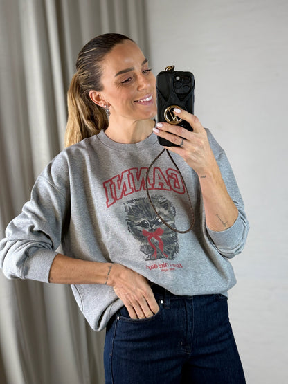 GANNI - Sweatshirt - Paloma - Kitty Print