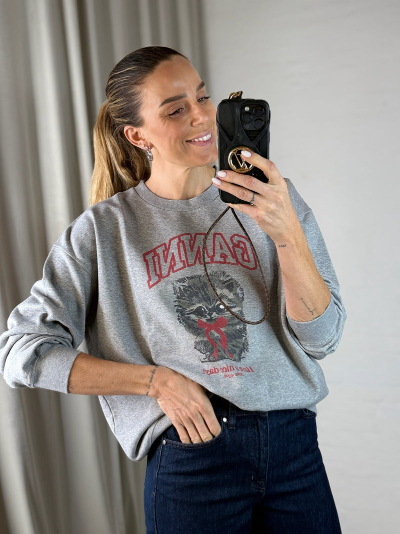 GANNI - Sweatshirt - Paloma - Kitty Print