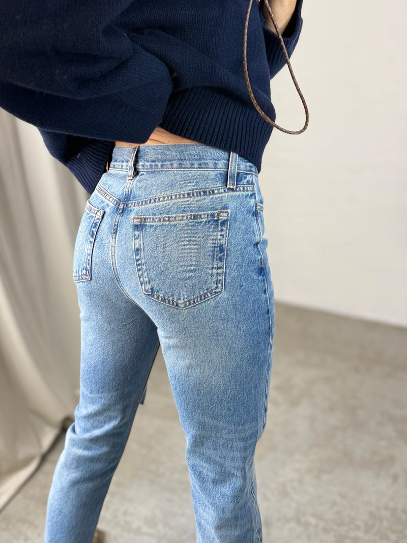 ANINE BING - Jeans - Destructed Antique Blue  - Bruno