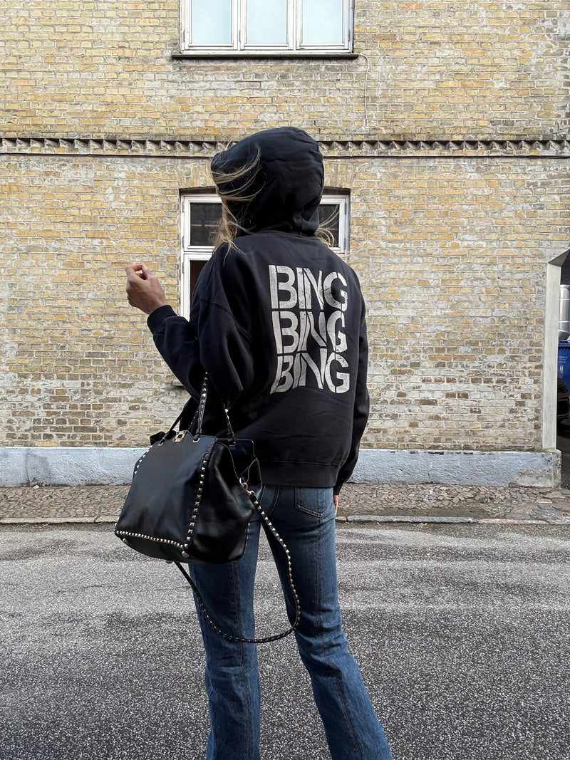 Anine Bing - Sweatshirt - Vintage Black - Harvey Sweatshirt Stencil