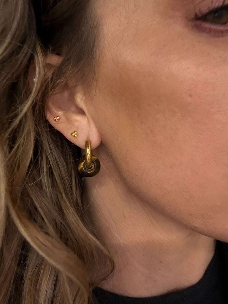 Anni Lu - Øreringe - Eye of the Tiger - Glazed Donut Hoops