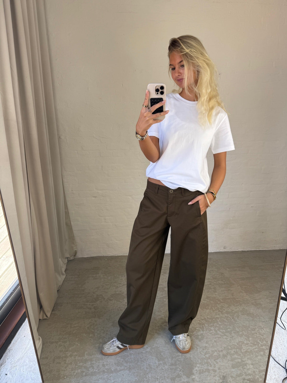 My Essential Wardrobe - Bukser - Olive Night - Gisva, billede 17