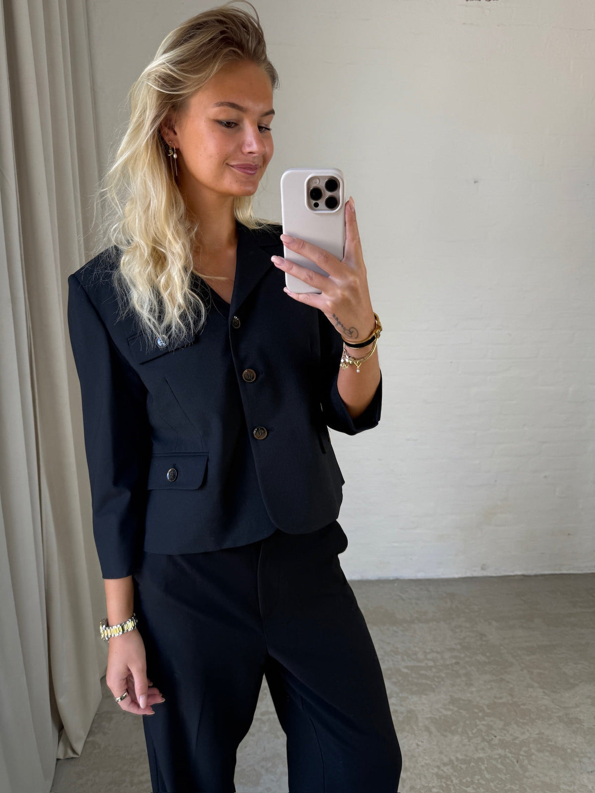 The Garment - Blazer - Black - grand Fitted Jacket, billede 10
