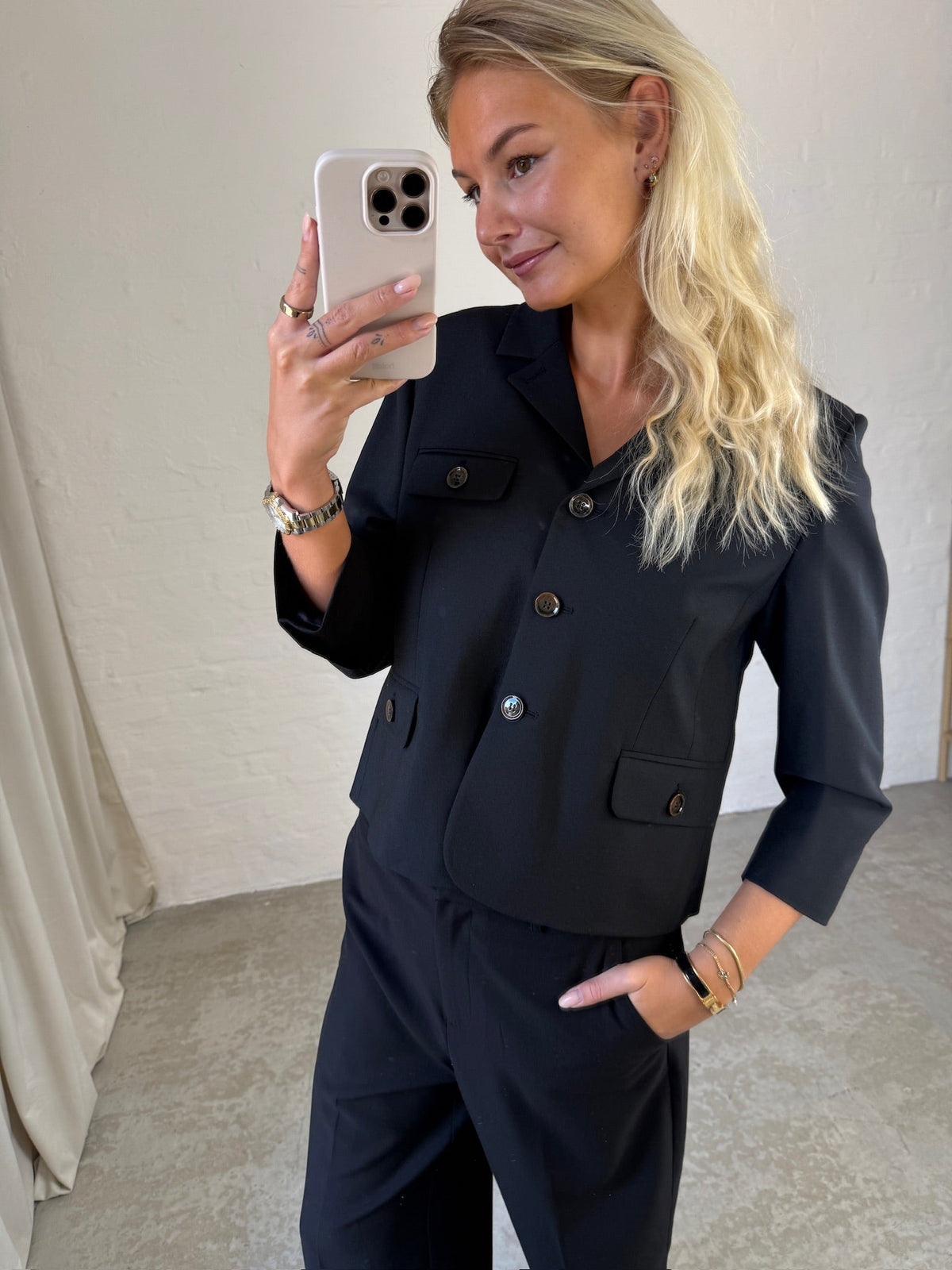 The Garment - Blazer - Black - grand Fitted Jacket, billede 6
