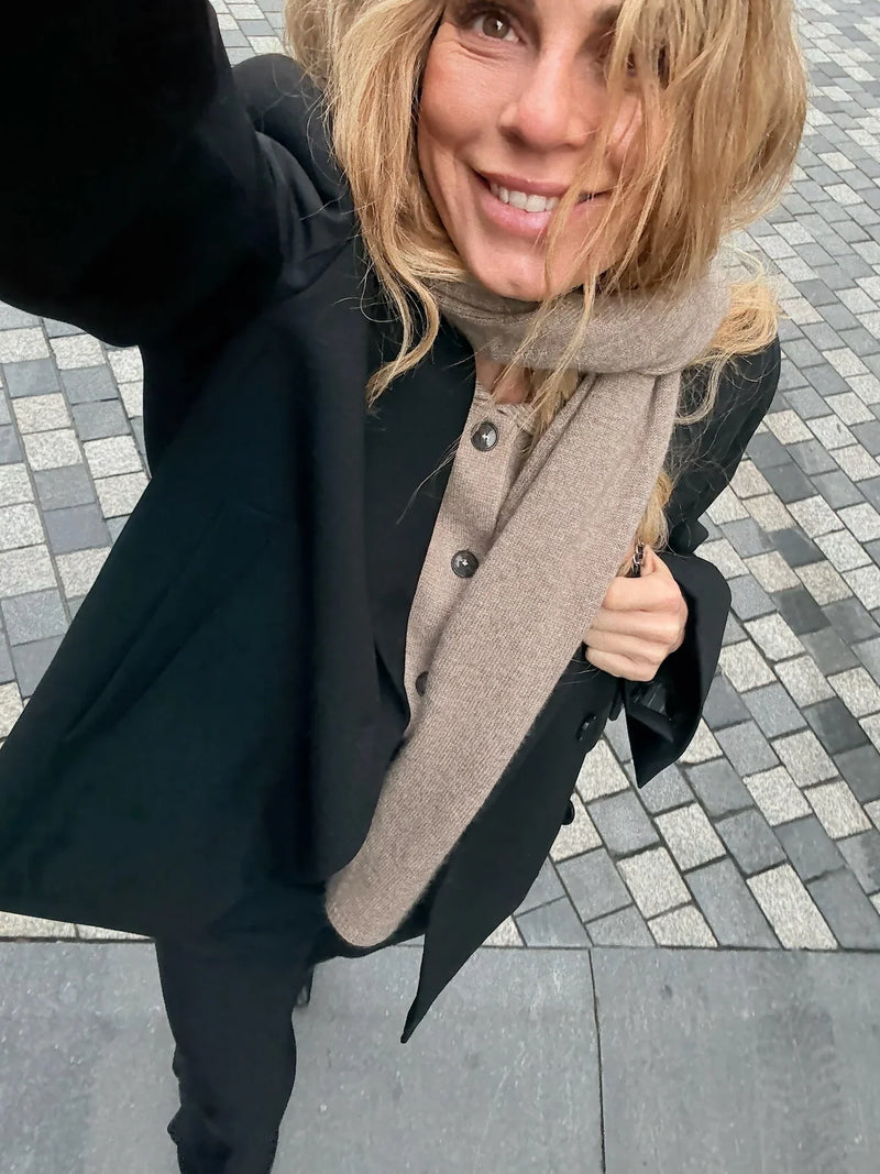 The Collection - Cashmere Tørklæde - Latte - Marina