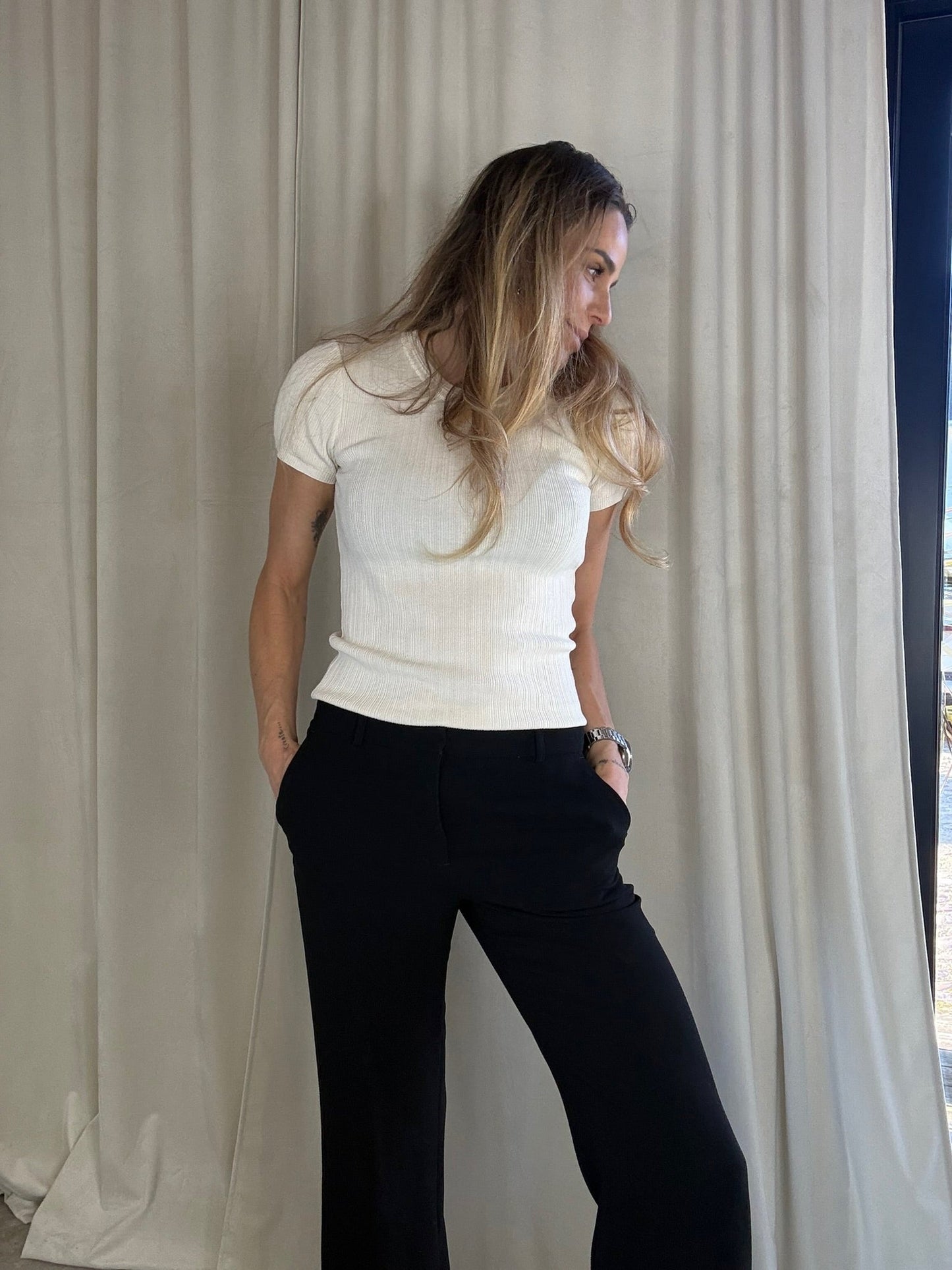 The Garment - Bukser - Sort - Crepe Wide