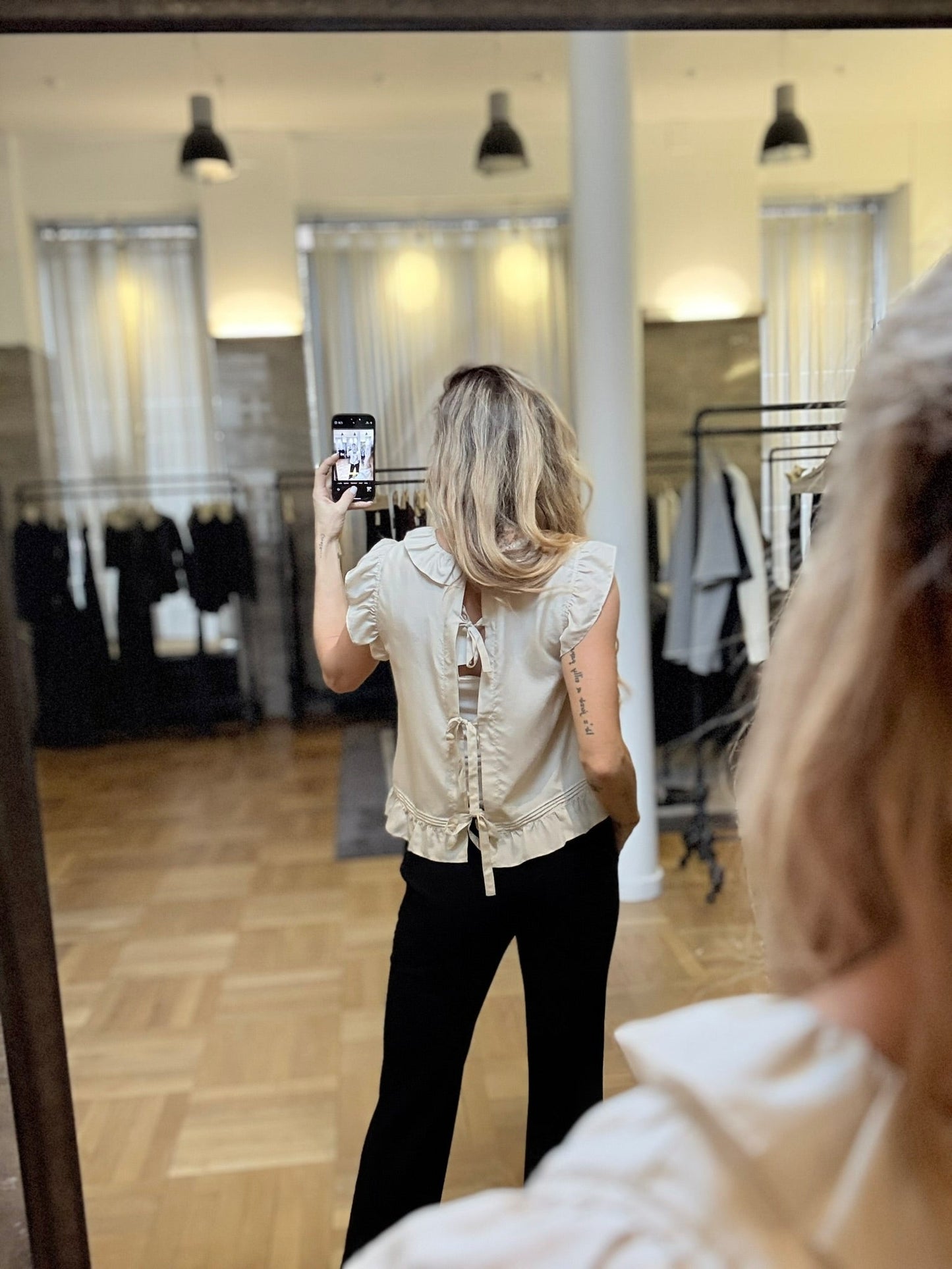The Garment - Top - Ecru - Darling Scallop
