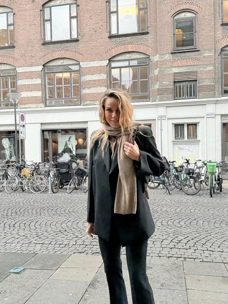 The Collection - Cashmere Tørklæde - Latte - Marina