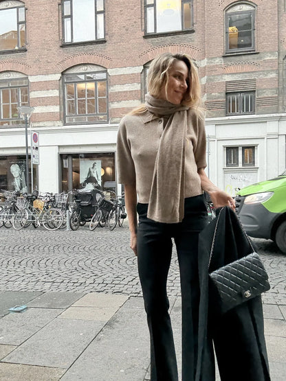 The Collection - Cashmere Tørklæde - Latte - Marina