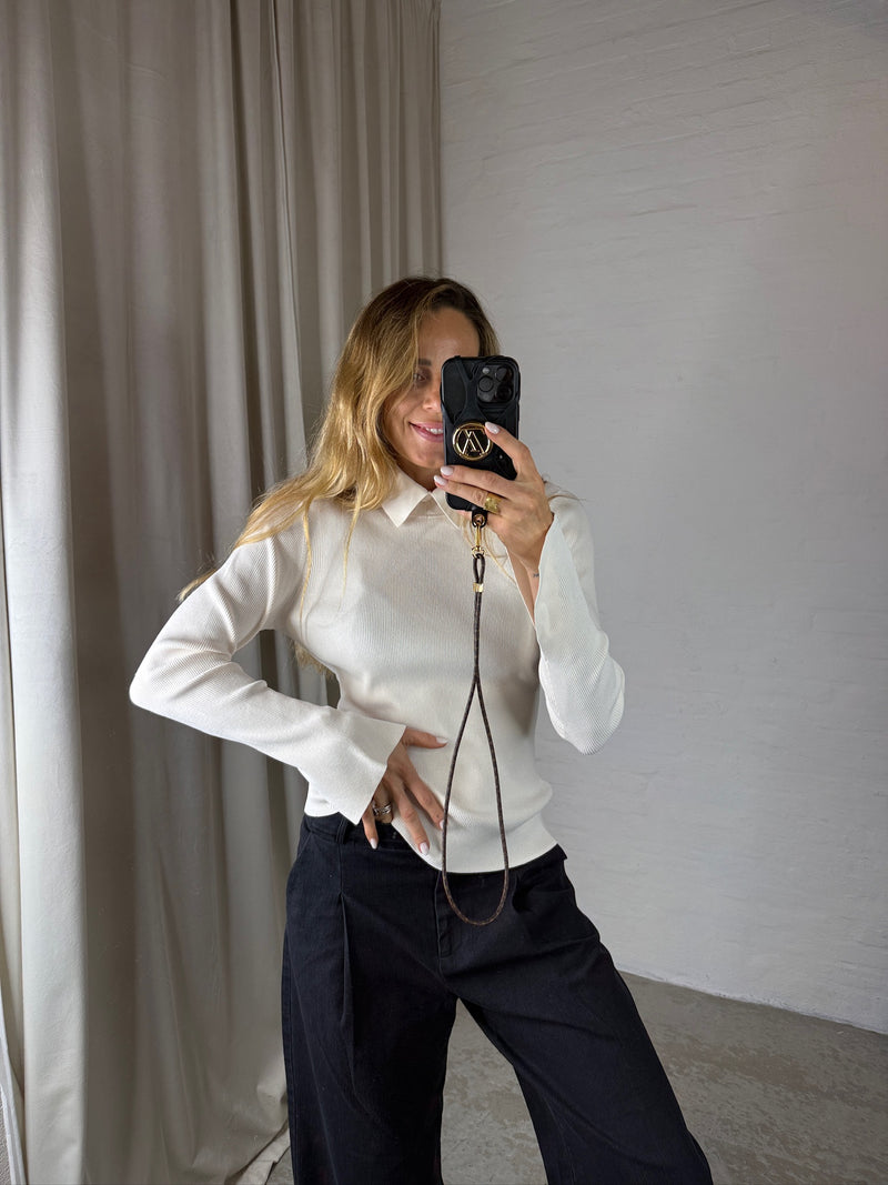 The Garment - Strikbluse - Creme - Madison