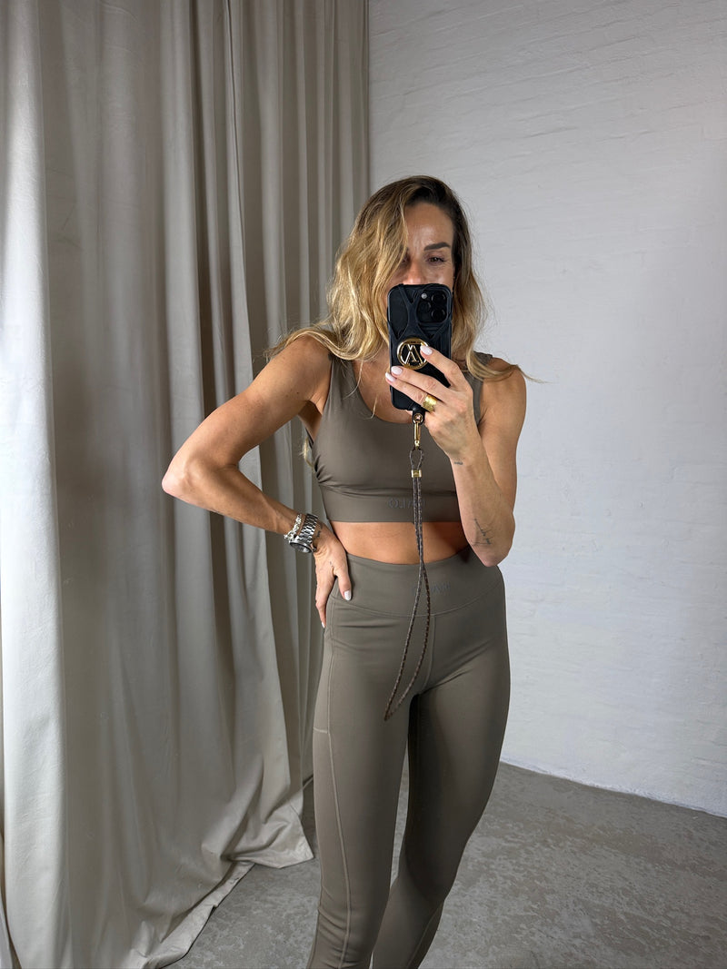 HALO - Sportsbh - Training Bra - Chocolate Chip