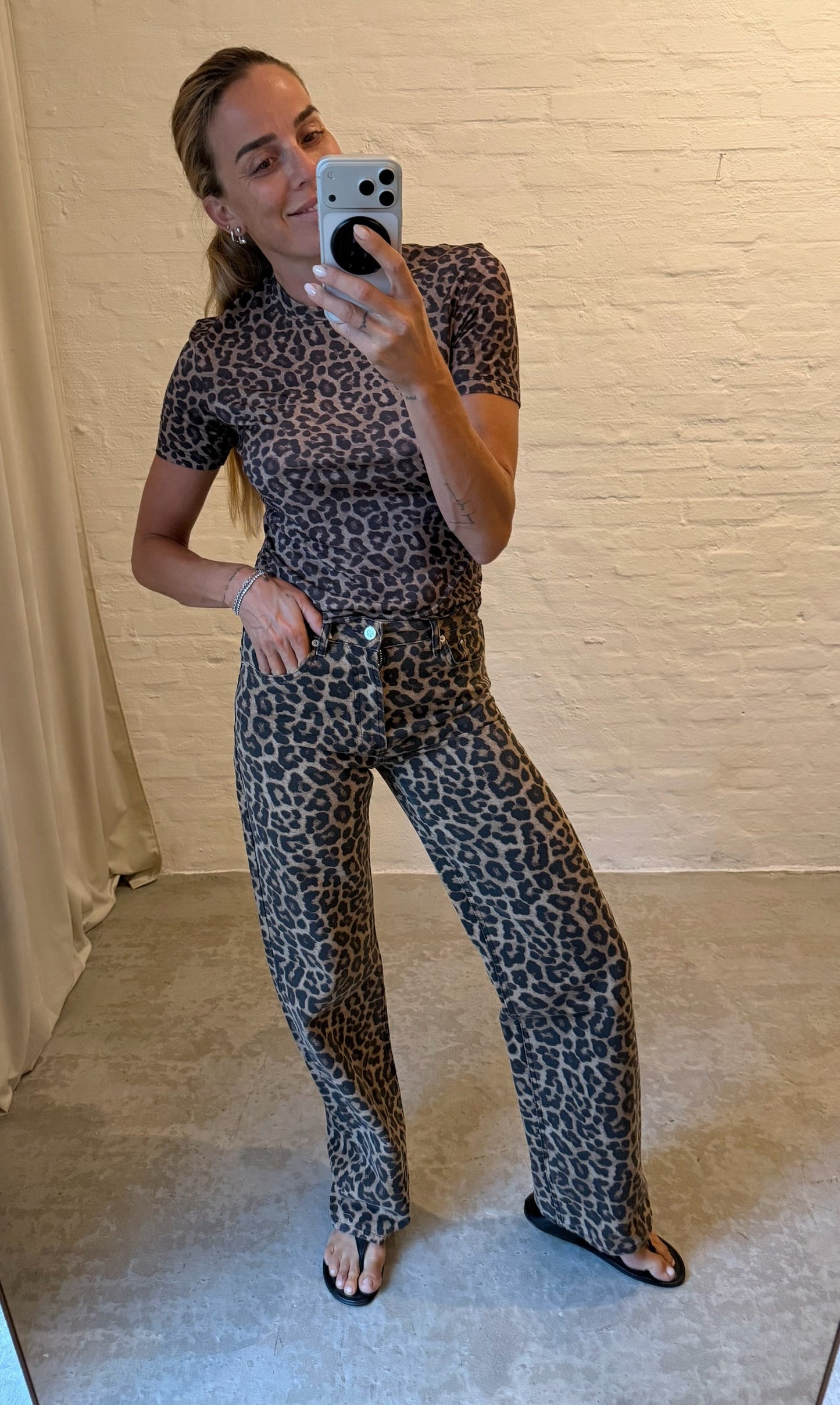 Anine Bing - T-shirt - Leopard - Sylvie