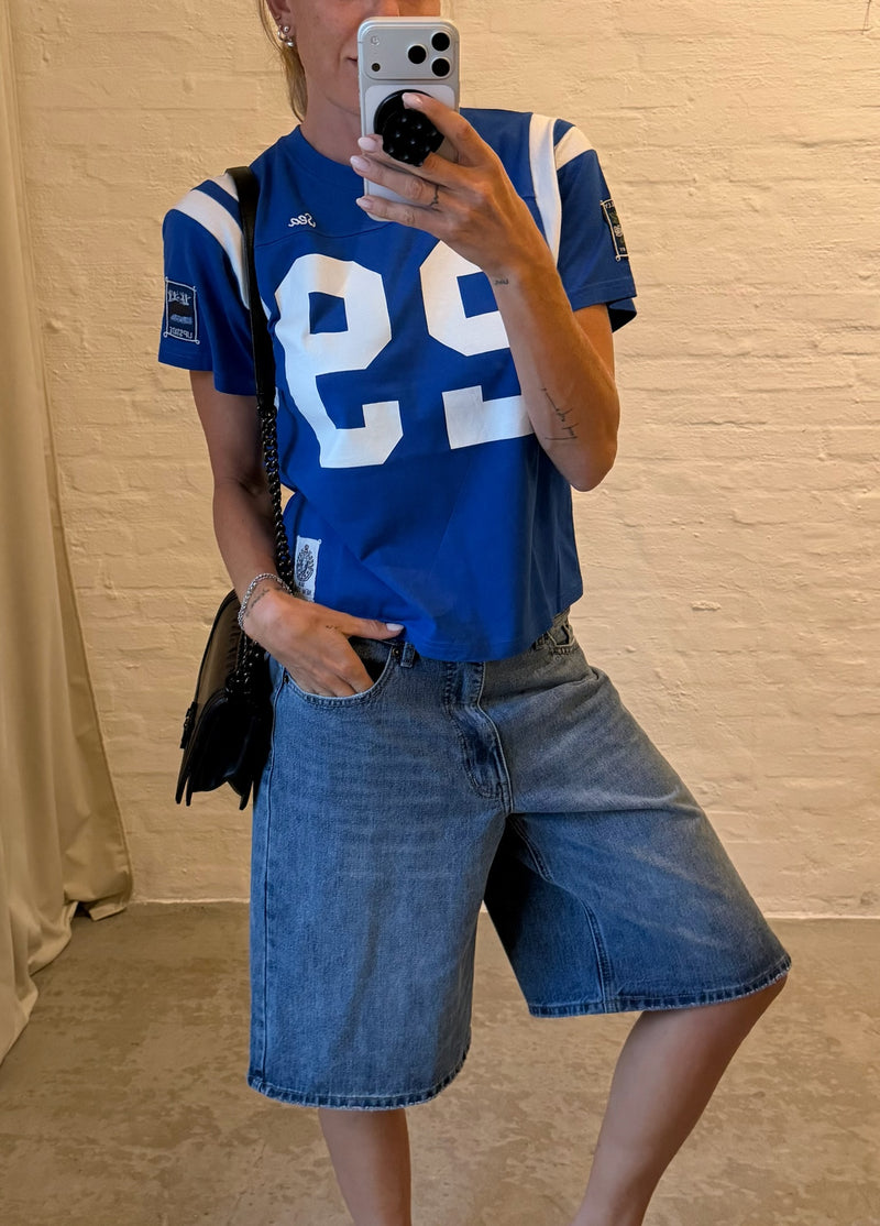 Sofie Schnoor - Bermuda Shorts - Denim Blue - Stokesw Oversized