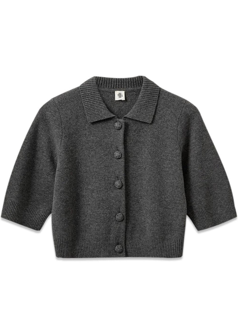 The Garment - Cardigan - Grå - Como Cropped Cardigan