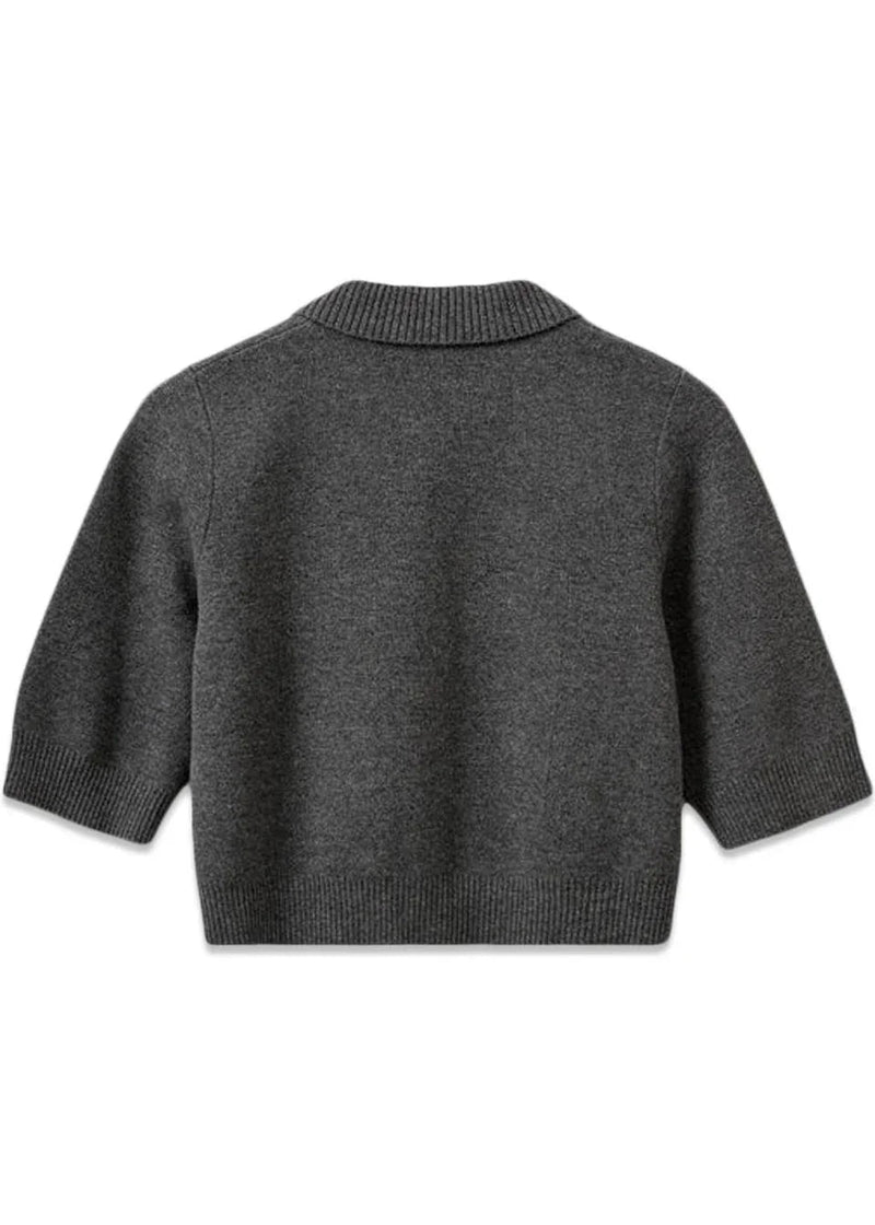 The Garment - Cardigan - Grå - Como Cropped Cardigan