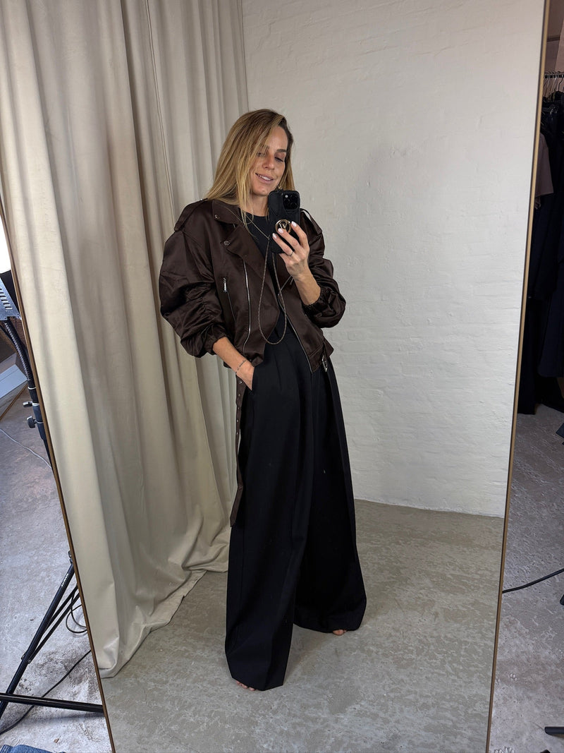 Karl Lagerfeld - Jakke - Java - Biker Satin Bomber