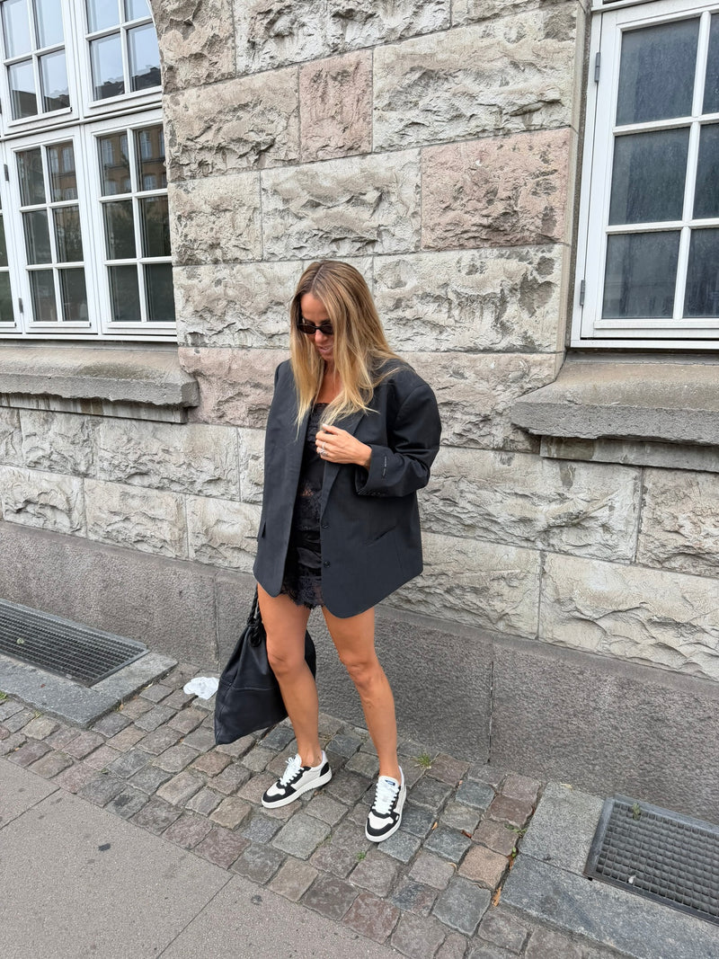 Herskind - Oversized Blazer - Grey Pinstripe - Rui