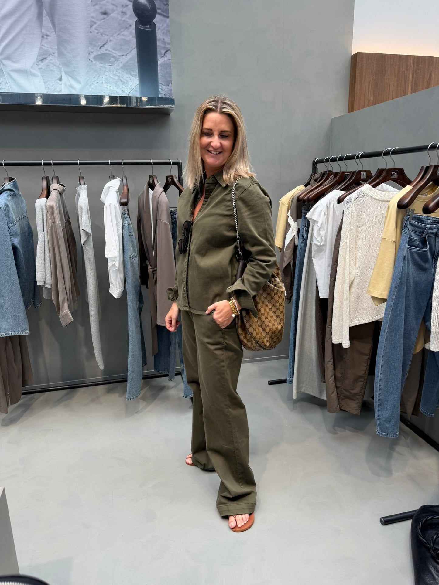 My Essential Wardrobe - Bukser - Olive Night - Lara 149