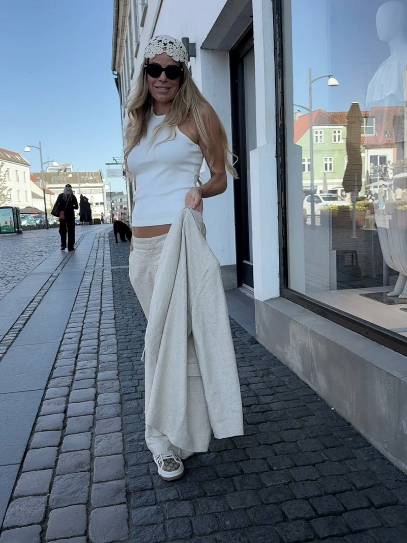 Anine Bing - Tanktop - Cream - Cole Tank