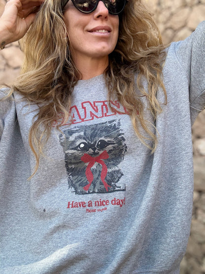 GANNI - Sweatshirt - Paloma - Kitty Print