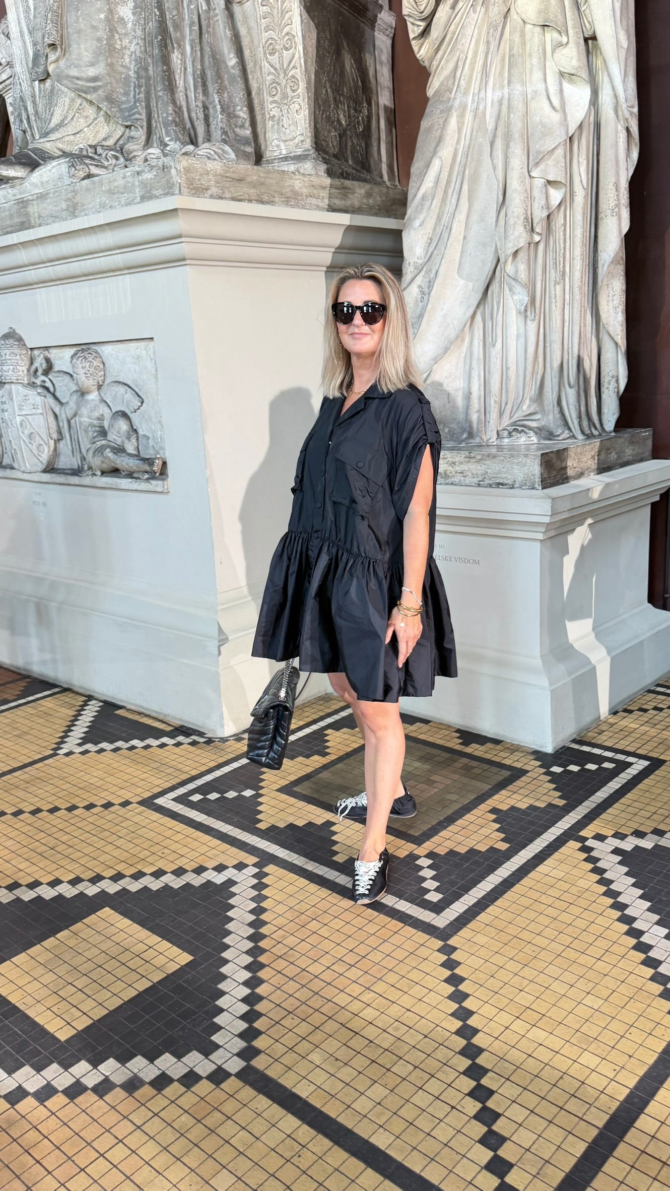 Ganni - Kjole - Black - Flyweight Nylon Mini Utility Dress