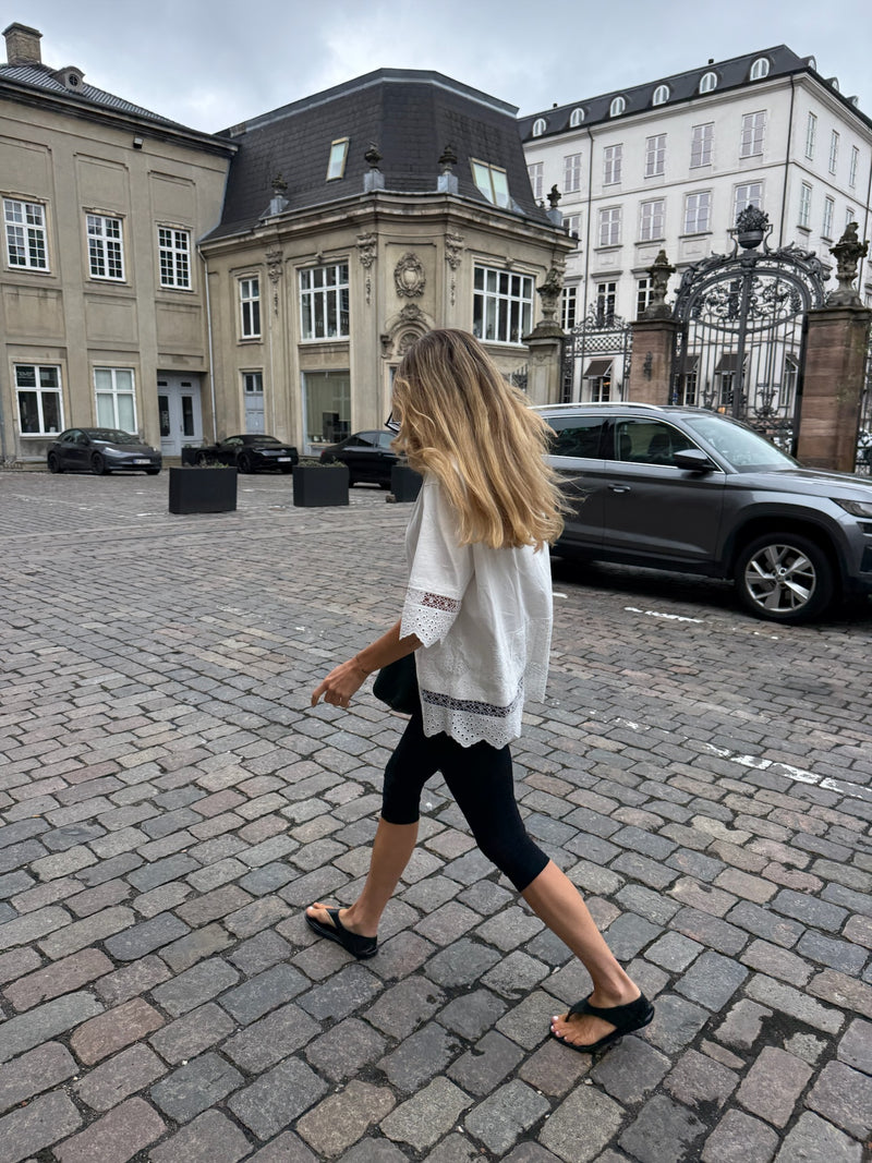 The Collection - Capri leggings - Sort - Tilly