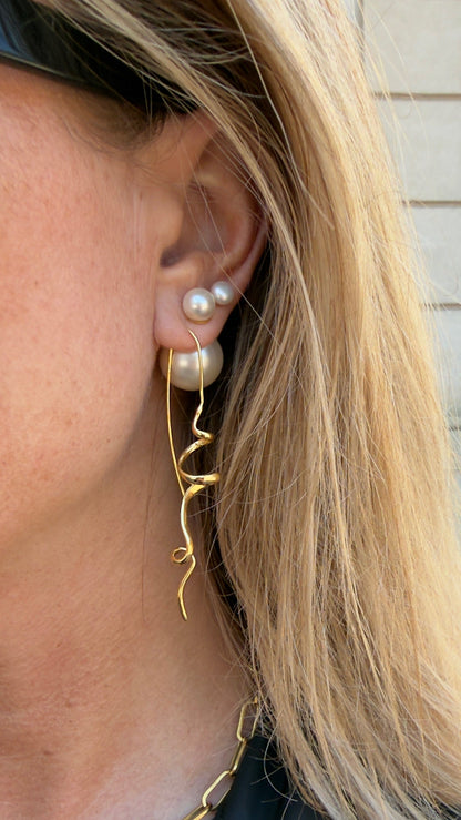 Andcopenhagen Jewelry - Øreringe - Guldfarvet - Twirl April