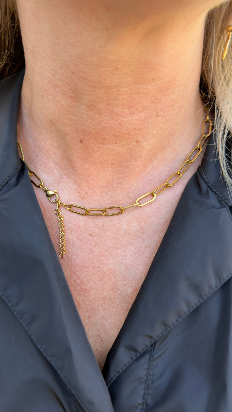 Andcopenhagen Jewelry - Halskæde - 18 karat guldbelagt - Chunky Chain Sanni