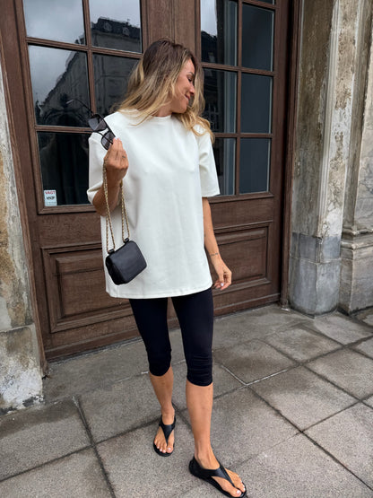 The Collection - Capri leggings - Sort - Tilly
