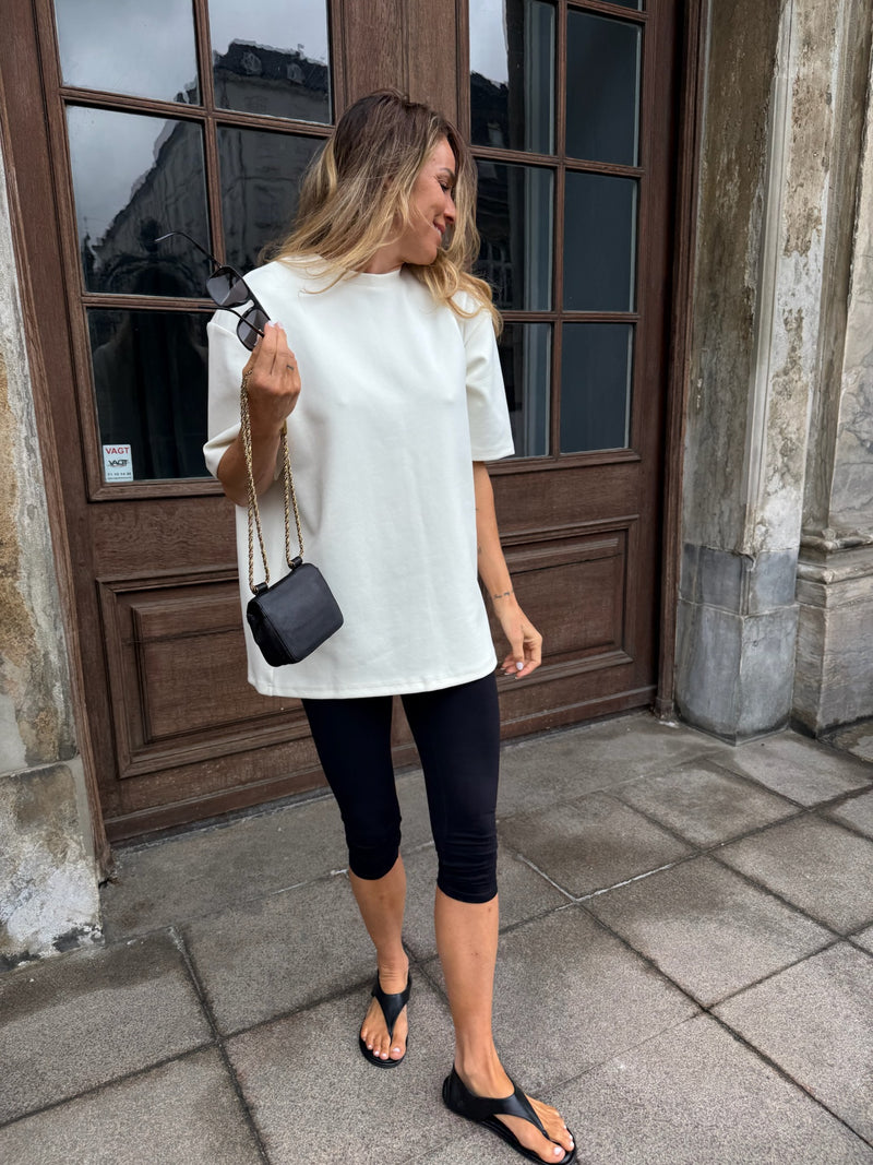The Collection - Capri leggings - Sort - Tilly
