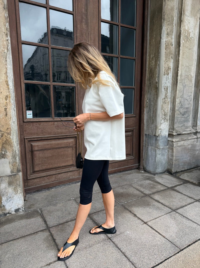 The Collection - Capri leggings - Sort - Tilly