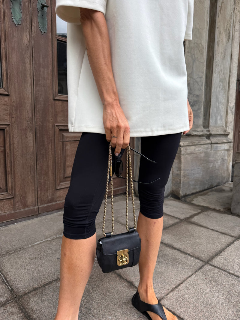 The Collection - Capri leggings - Sort - Tilly