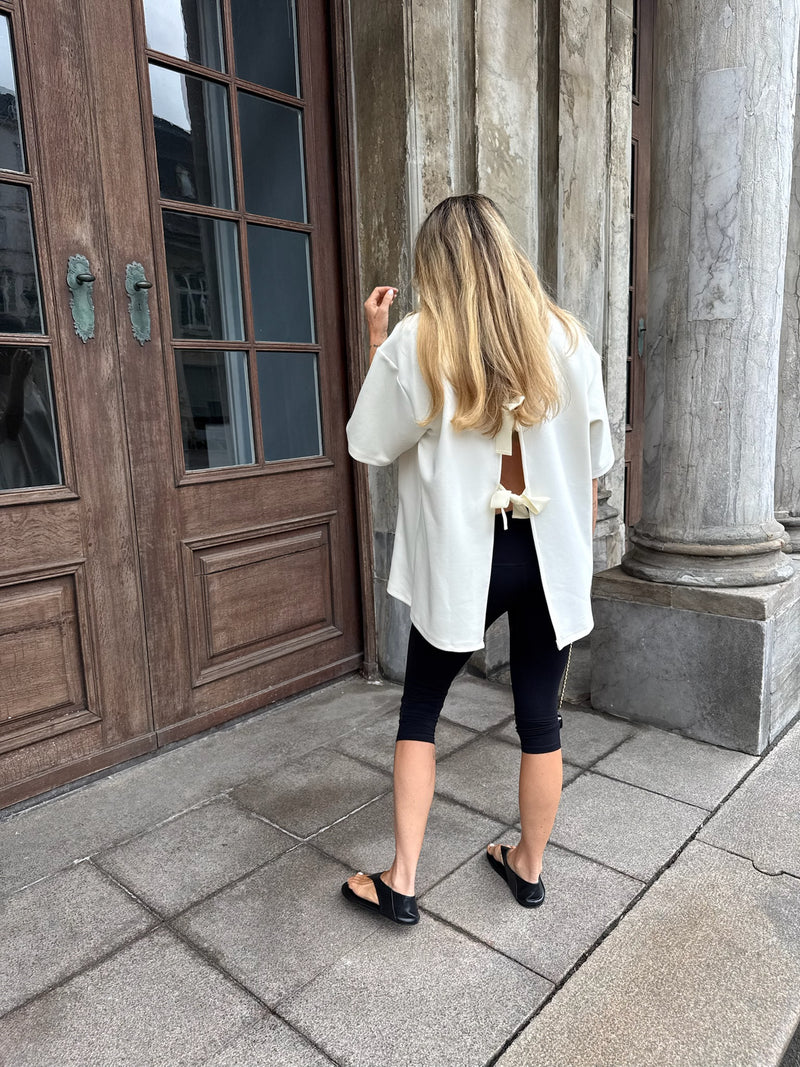 The Collection - Capri leggings - Sort - Tilly