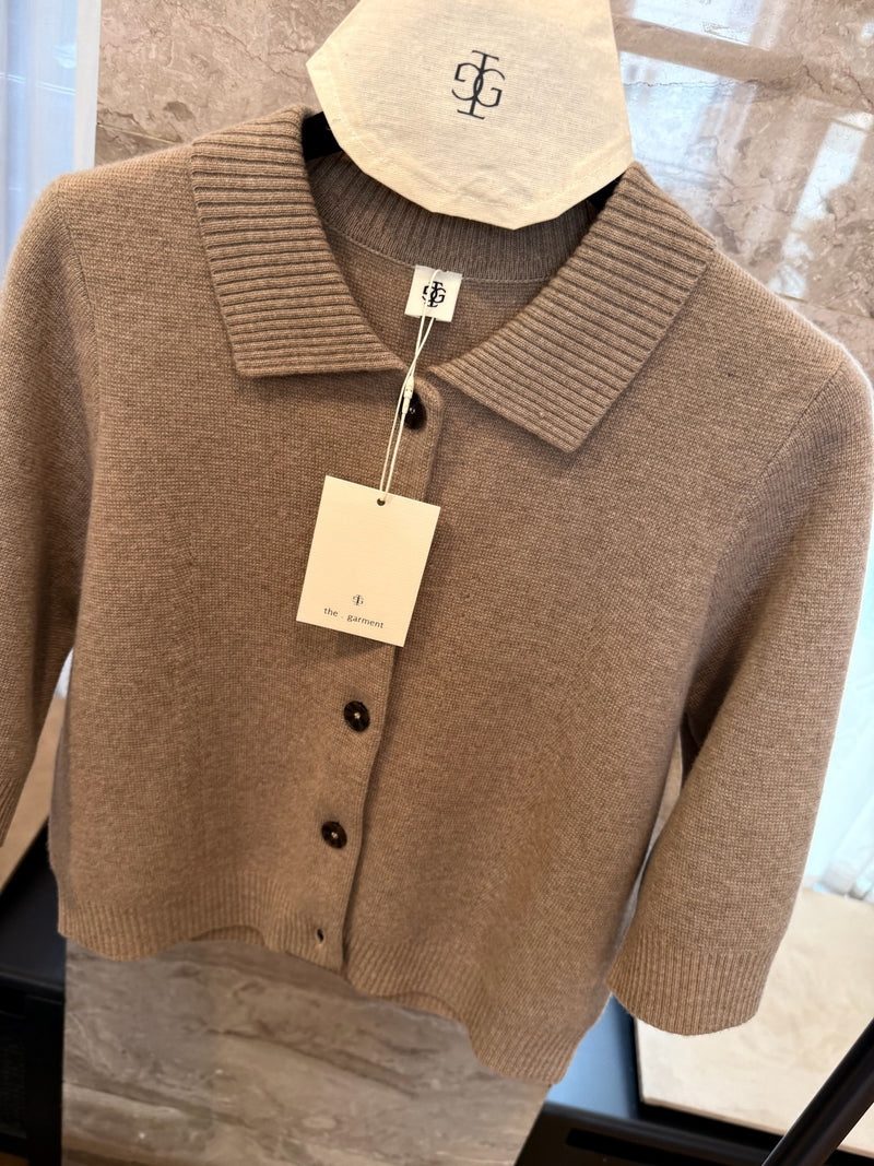 The Garment - Cardigan - Brun - Como Cropped Cardigan