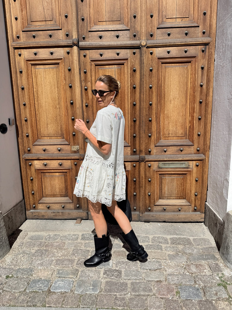 Ganni - Støvler  -Sort - Mid Shaft Biker Boots