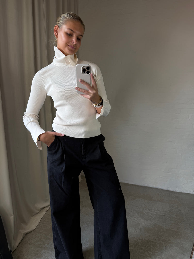 The Garment - Strikbluse - Creme - Madison